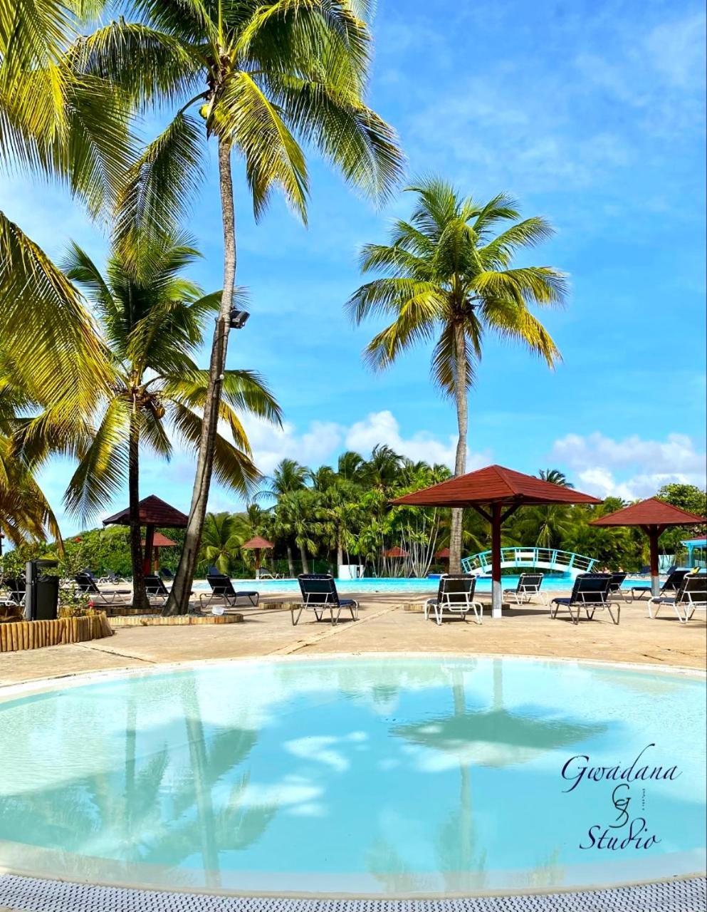 Vue Exclusive Mer Et Volcan, Village Vacances Avec Plage Et Piscine, Les Gwadastudios Sainte-Anne  Exterior photo